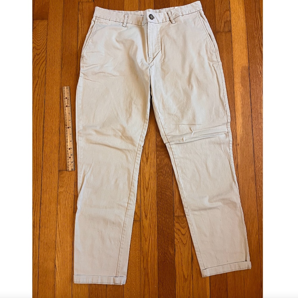 Old Navy Men's Khaki Pants Built In Flex Business Casual, 33x32